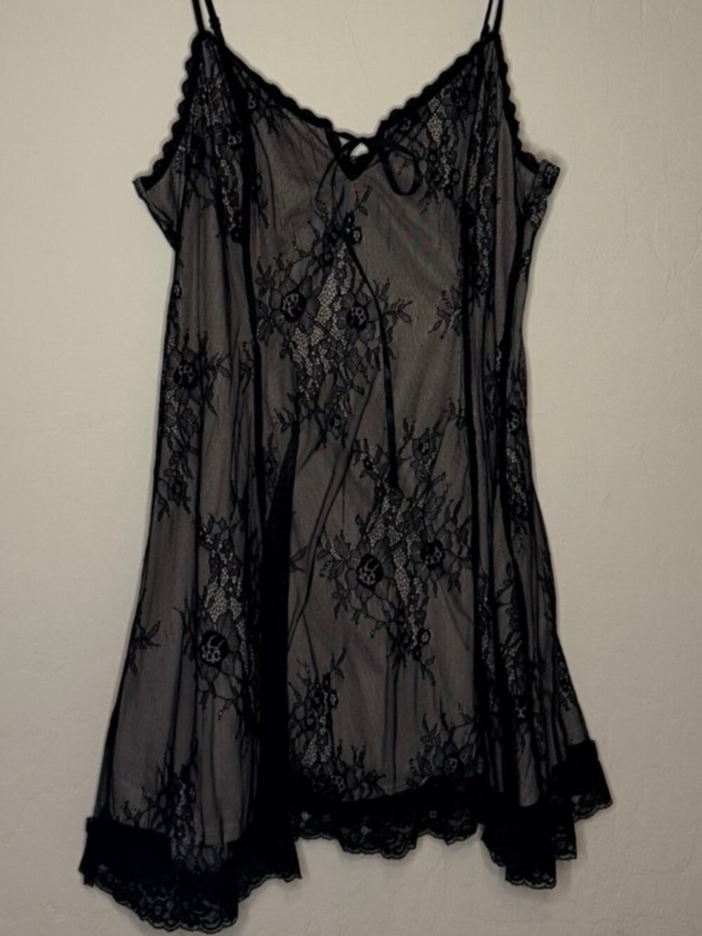Forever 21 black lace babydoll dress (NWT)